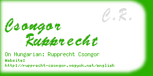 csongor rupprecht business card